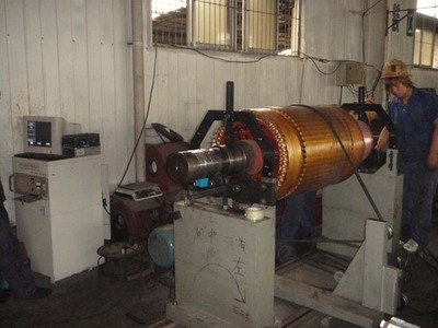 直流電機維修測量換向片間壓降檢查電刷質量_電機欄目